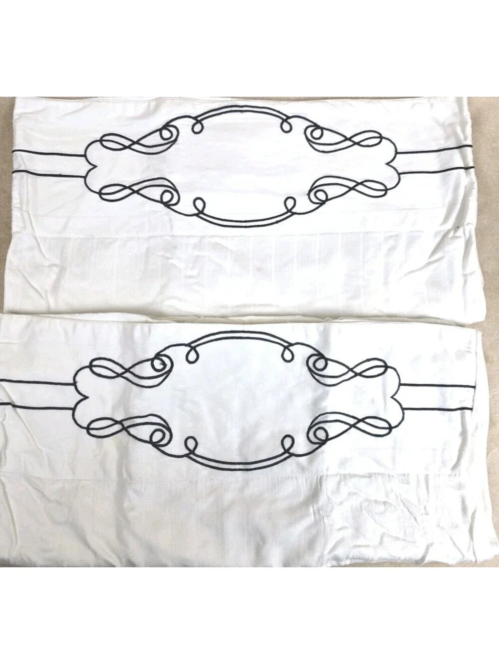 vintage embroidered bed sheets Linens